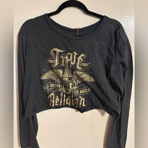 true religion long sleeve women y2k vintage retro XS